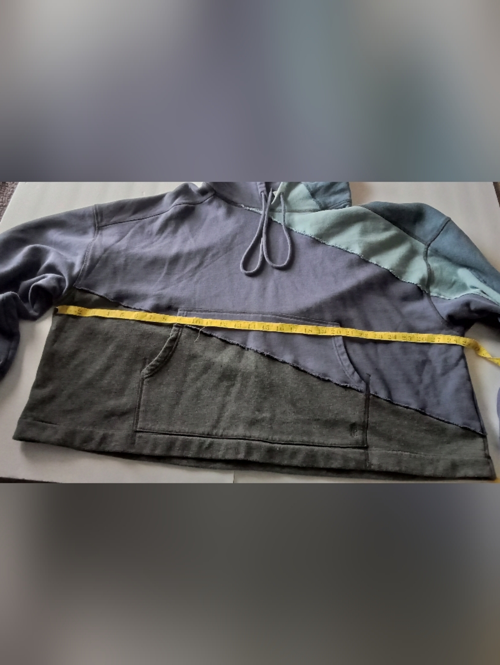 FP Movement by Free People Colorblock Hooded Sweatshirt in Navy and Charcoal - Picture 2 of 10
